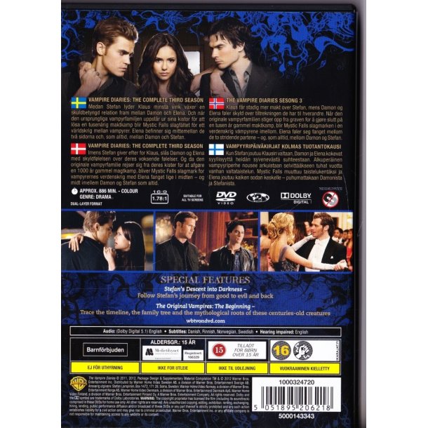 The Vampire diaries - S�son 3 (DVD)