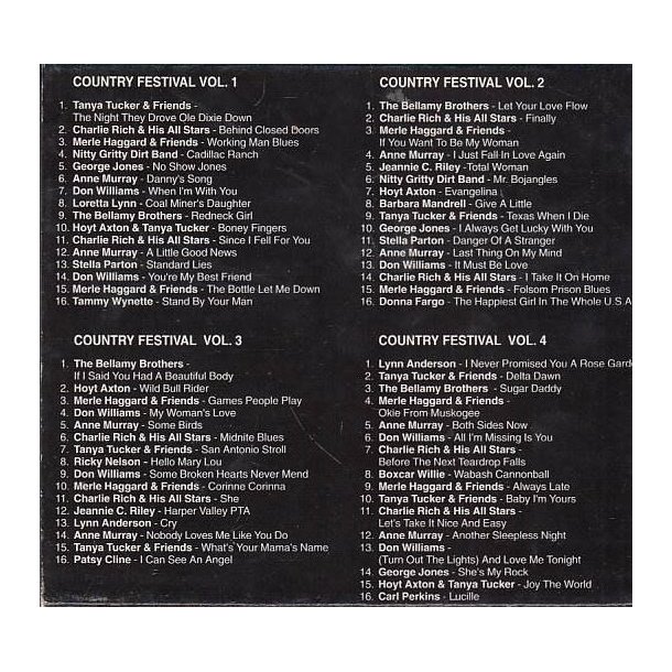 Country festival (CD)