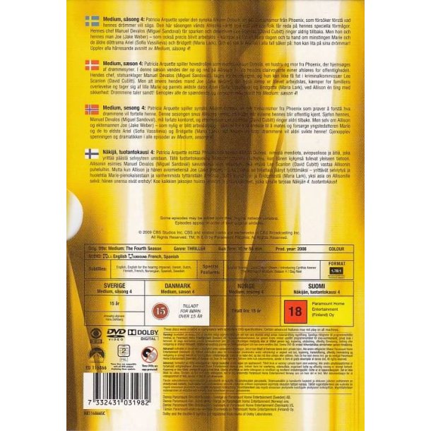 Medium - S�son 4 (DVD)