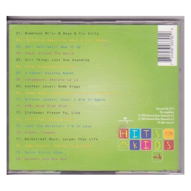 Hits for kids 4 (CD)