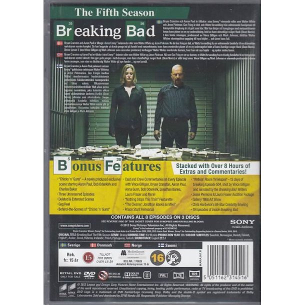 Breaking Bad - S�son 5 (DVD)
