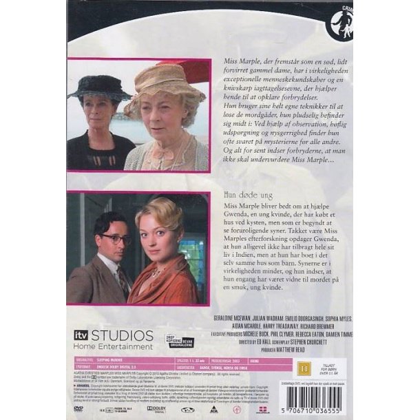 Miss Marple 5 - Hun d�de ung (DVD)