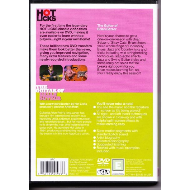 The Guitar of Brian Setzer (DVD)