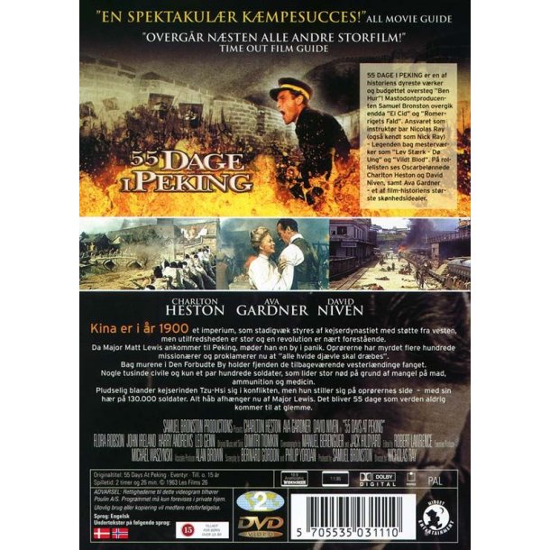 55 Dage i Peking (DVD)