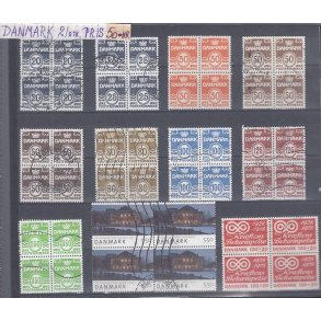 Danske Frim�rker - 4 blokke