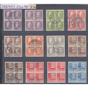 Danske Frim�rker - 4 blokke