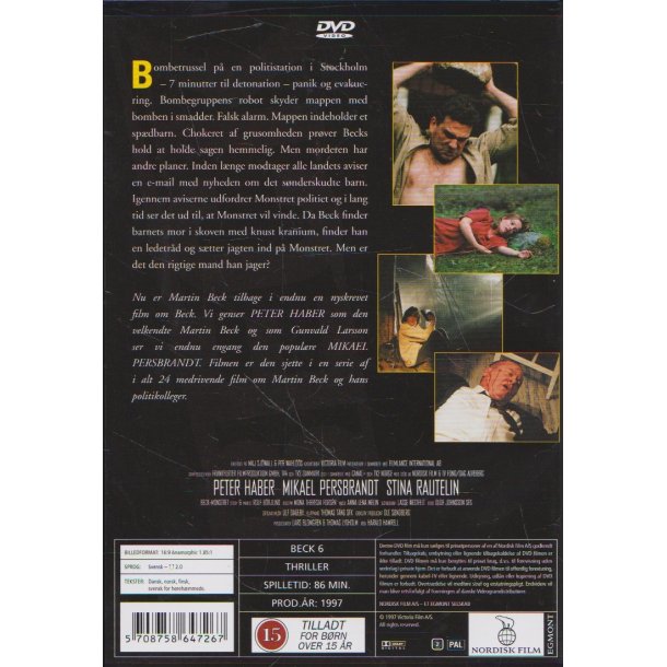 Beck 6 - Monstret (DVD)