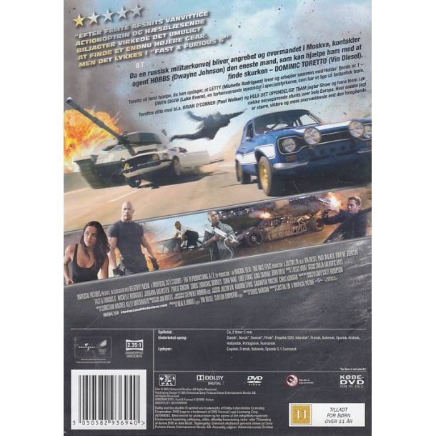 Fast & furious 6 (DVD)