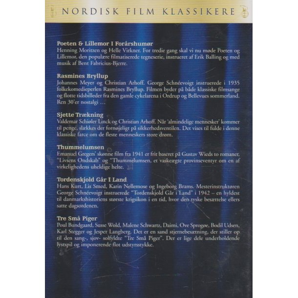 6 Nordiske Film  Klassikere (DVD)
