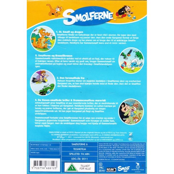 Sm�lferne 6 - St. Sm�lf og dragen (DVD)