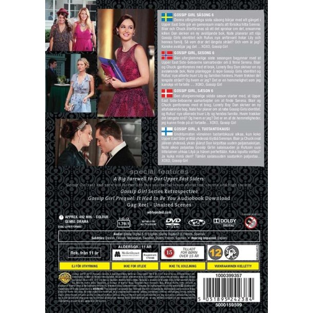 Gossip girl - S�son 6 (DVD)
