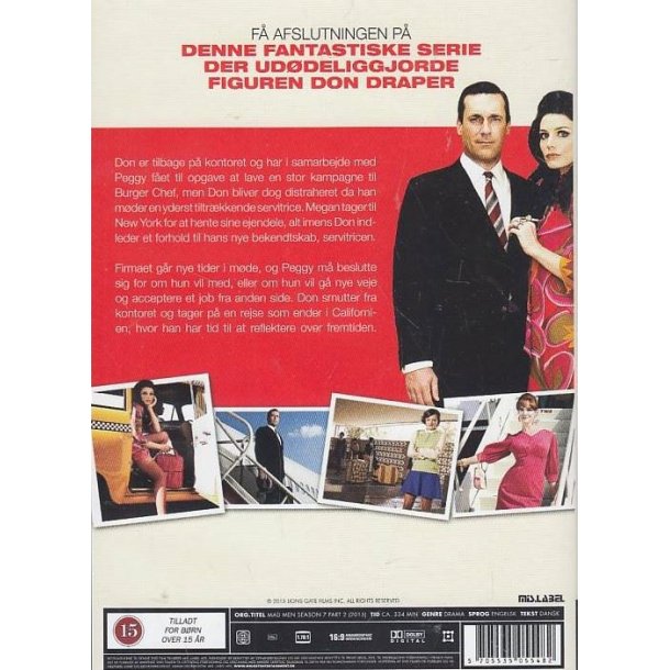 Mad Men - S�son 7 (Part 2) Final Chapter (DVD)