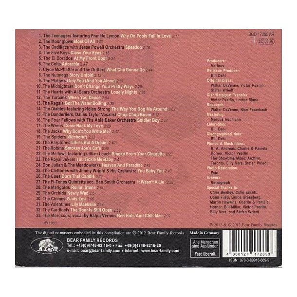 Street Corner Symphonies - The Complete Story Of Doo Wop, Volume 7 - 1955 (CD)