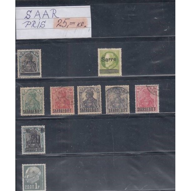 Saar - Frim�rker 