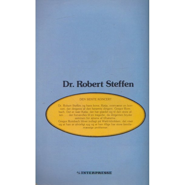 DR. Robert Steffen 73