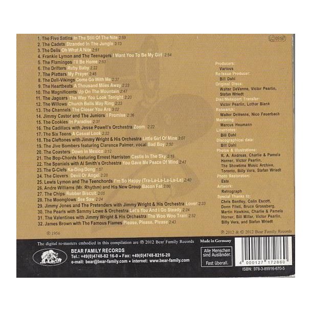 Street Corner Symphonies - The Complete Story Of Doo Wop, Volume 8 - 1956 (CD)