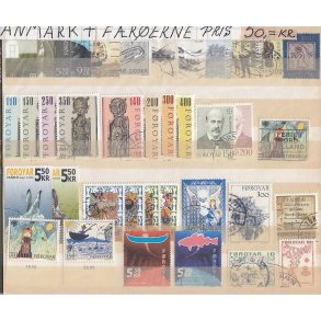 Danmark + F�r�erne frim�rker