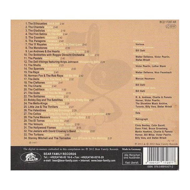 Street Corner Symphonies - The Complete Story Of Doo Wop, Volume 9 - 1957 (CD)