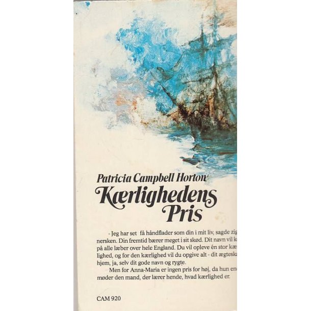 Camelia 920 - K�rlighedens pris (Bog)