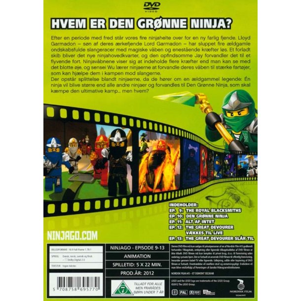 Ninjago - Episode 9 - 13 (DVD)