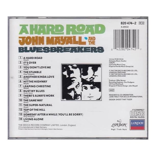 A Hard Road (CD)