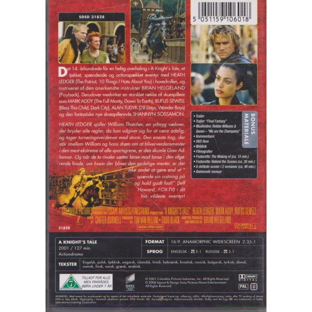 A Knight's tale (DVD)