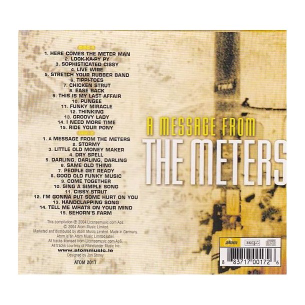  A Message From The Meters  (CD)
