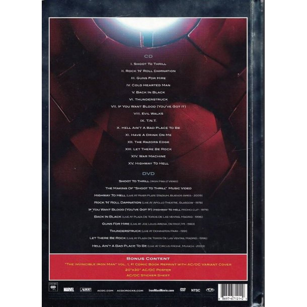 AC/DC - Iron Man 2 - Collectors edition  ( DVD+CD)