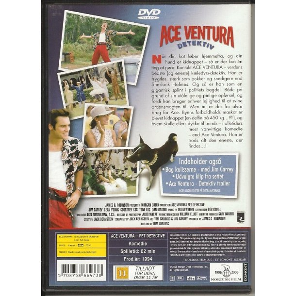 Ace Ventura detektiv (DVD)