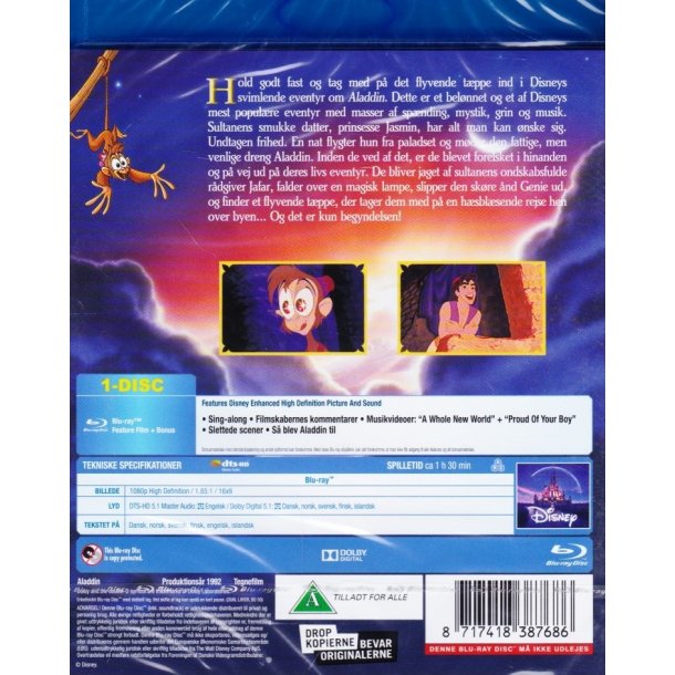 Aladdin - Disney klassiker nr. 31 (Blu-ray)