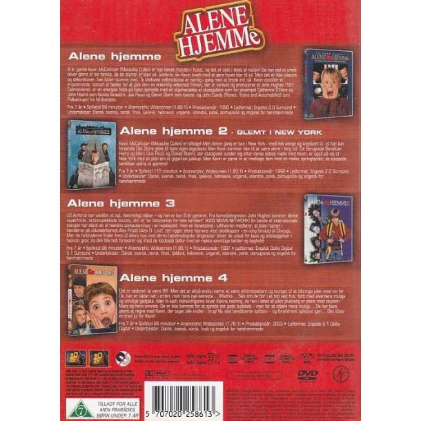 Alene hjemme 1-4 (DVD)