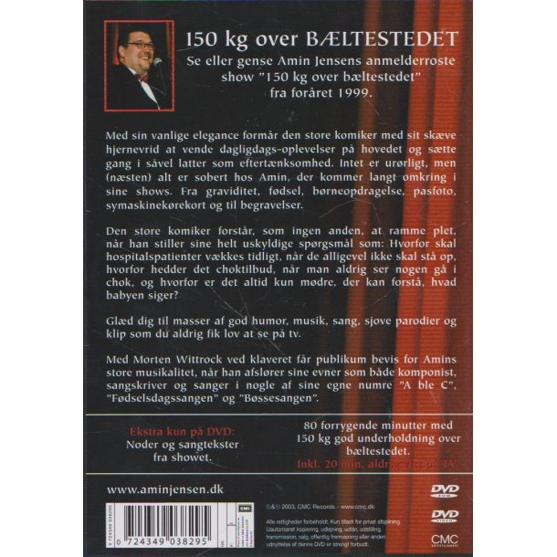 Amin Jensen - 150 kg over b�ltestedet (DVD)