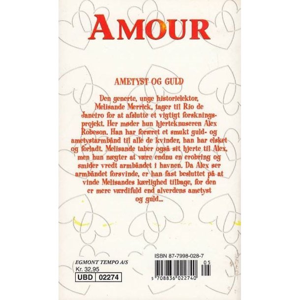 Amour - Ametyst og guld (Bog)