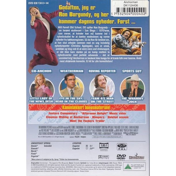 Anchorman - The Legend of Ron Burgundy (DVD)