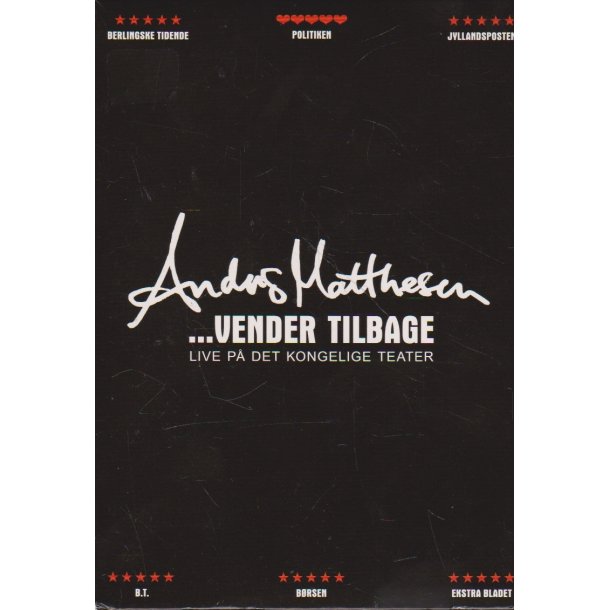 Anders Matthersen - Vender tilbage (DVD)