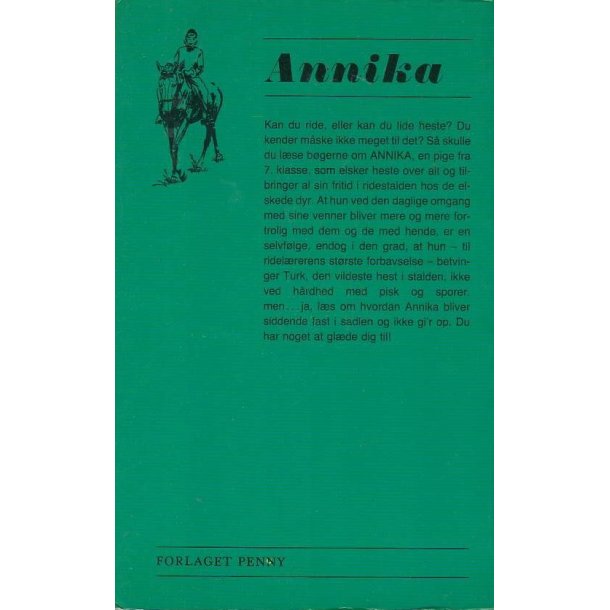 Annika - Stram t�jlerne Annika (Bog)