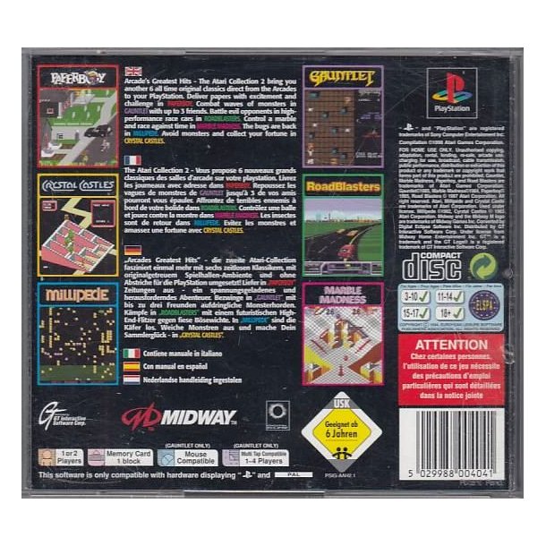 Arcade's Greatest Hits - The Atari collection 2 (Spil)