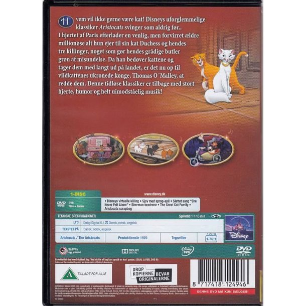 Aristocats - Disney Klassikere nr. 20 (DVD)