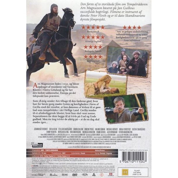 Arn - Tempel ridderen (DVD)