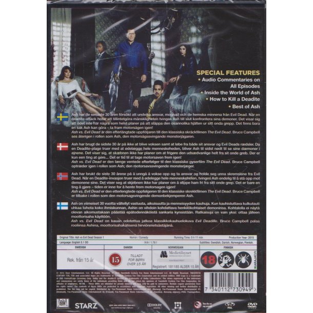 Ash vs Evil dead - S�son 1 (DVD)