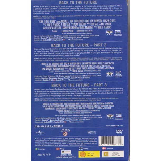 Back to the future - Trilogy (DVD)