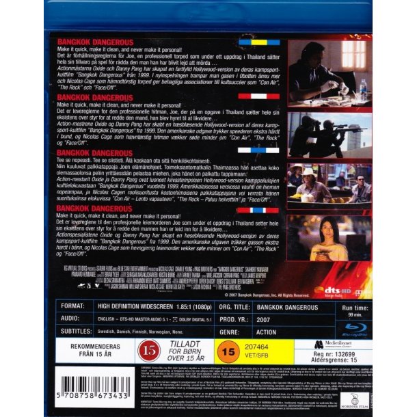 Bangkok dangerous (Blu-ray)