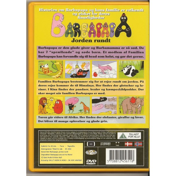 Barbapapa - Jorden rundt (DVD)