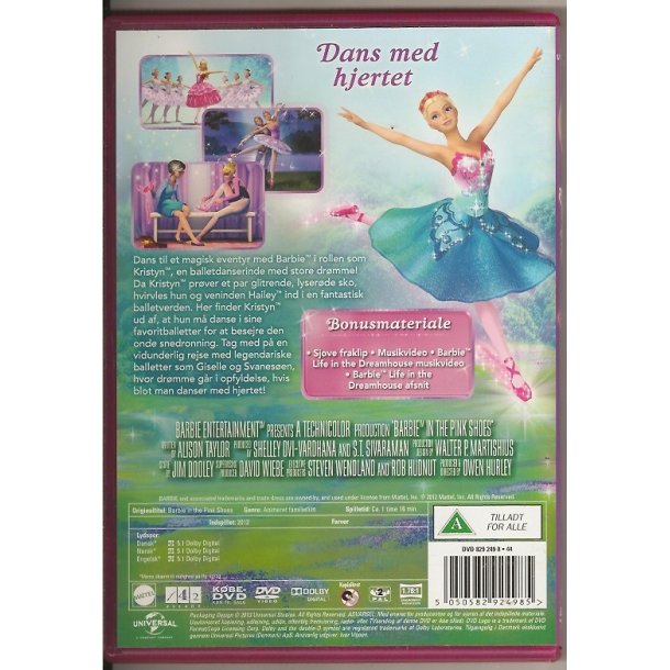 Barbie og de lyser�de balletsko (DVD)