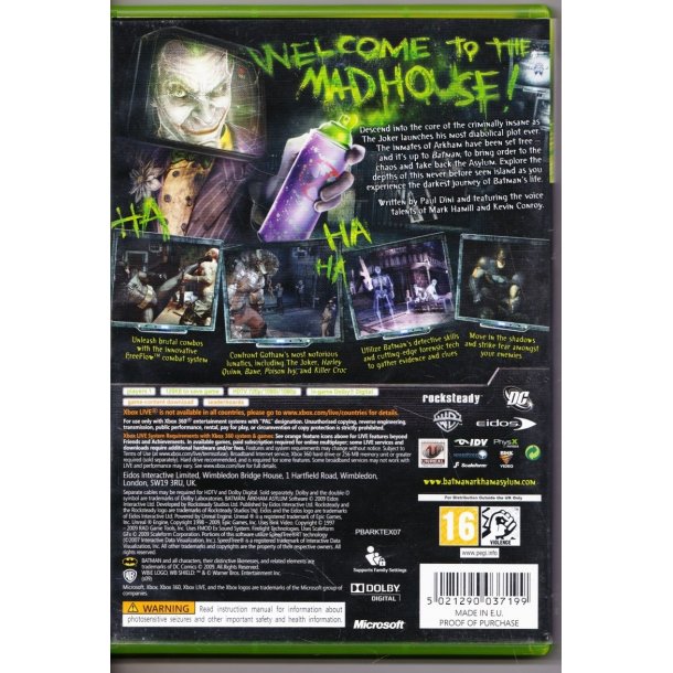 Batman Arkham asylum (Spil)