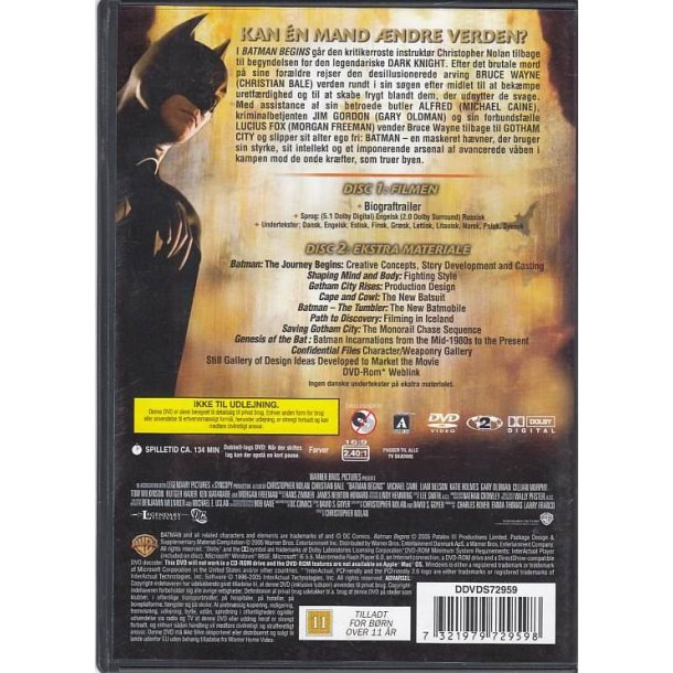 Batman begins (DVD)