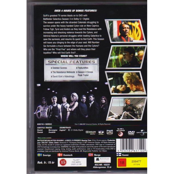 Battlestar Galactica - S�son 3 (DVD)