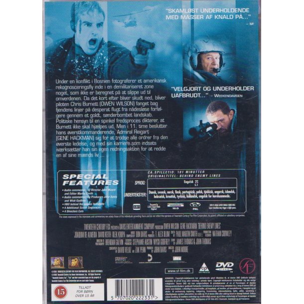 Behind enemy lines (DVD)