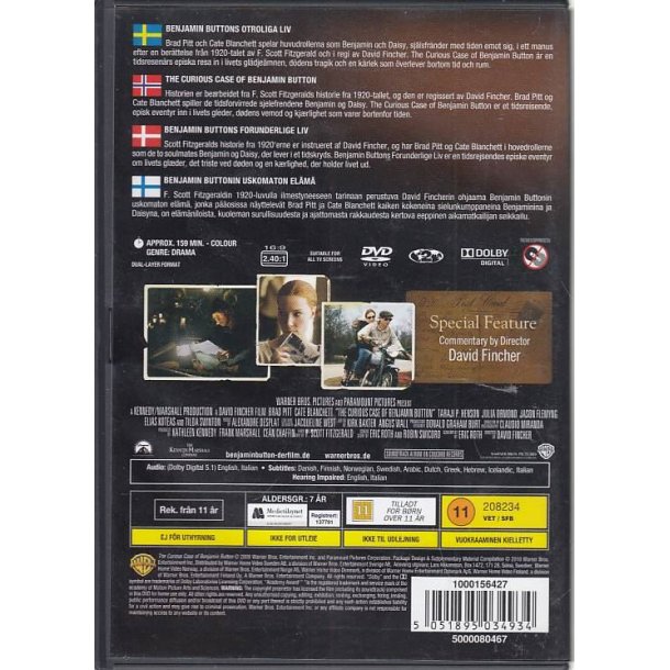 The Curious Case of Benjamin Button (DVD)