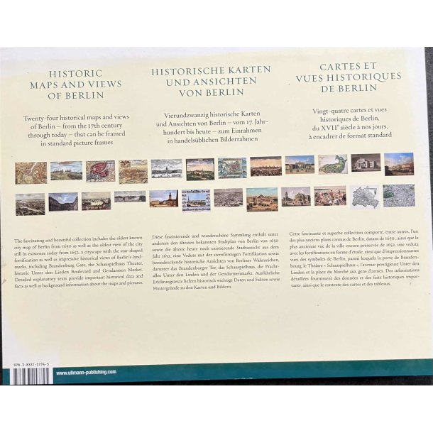 Historic Maps and Views of Berlin (Bog)